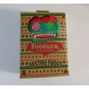 Fuggler Festive Elf 9" Plush Children's Christmas Holiday Stuffed Animal Gift